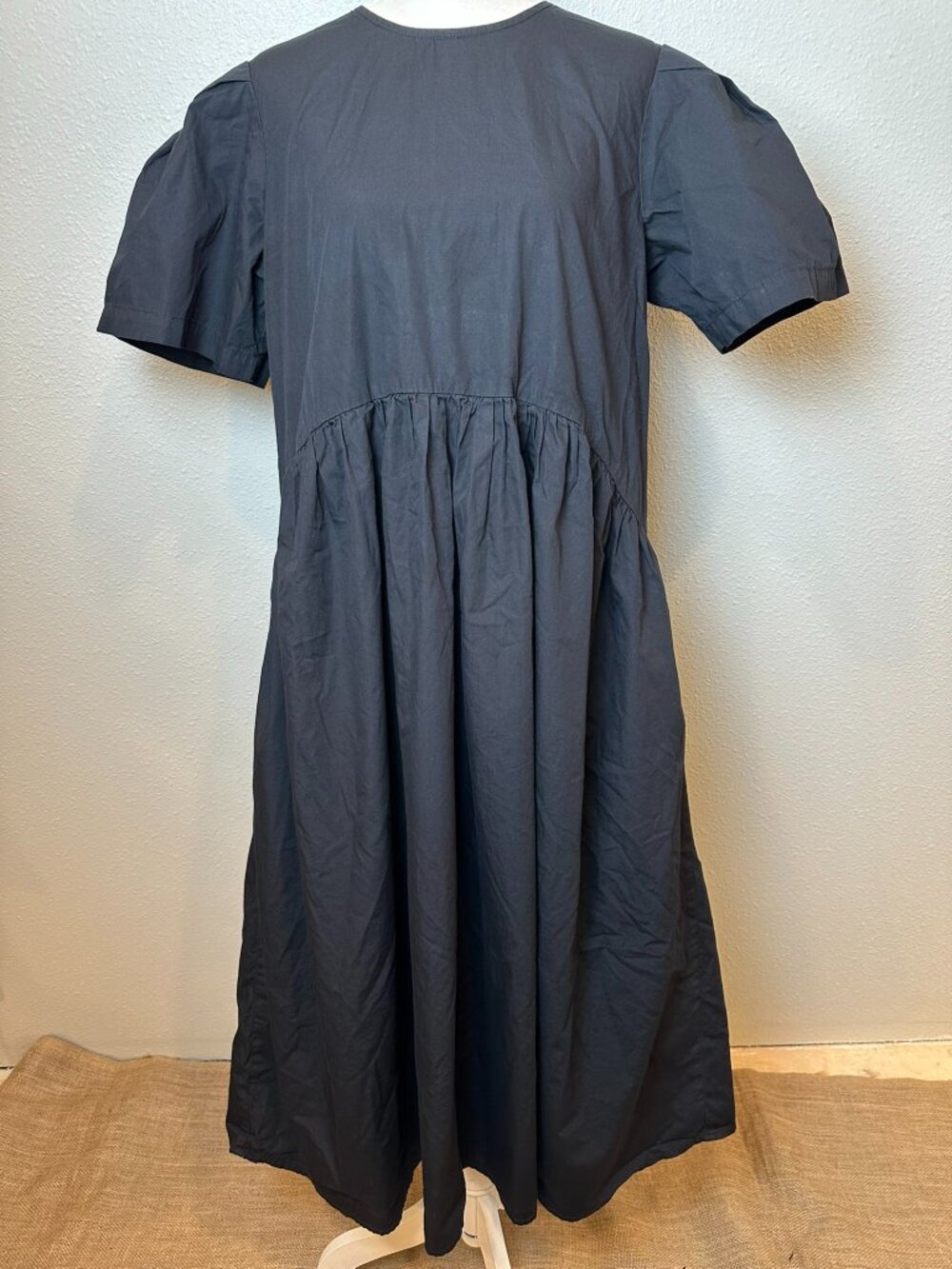 TOIT VOLANT spring garden 2.0 dress in black M/L